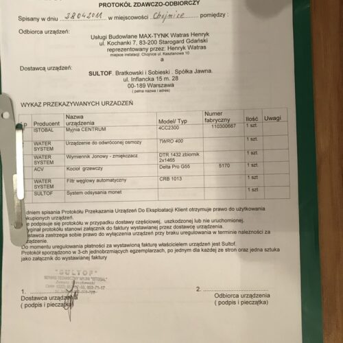 Urządzenia myjni 3-stanowiskowej SULTOF - obrazek 9